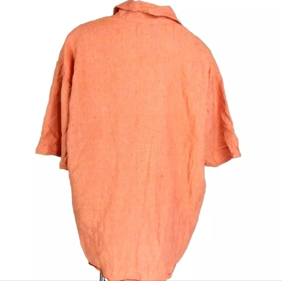 Flax Linen Button Down Shirt - Picture 3 of 3